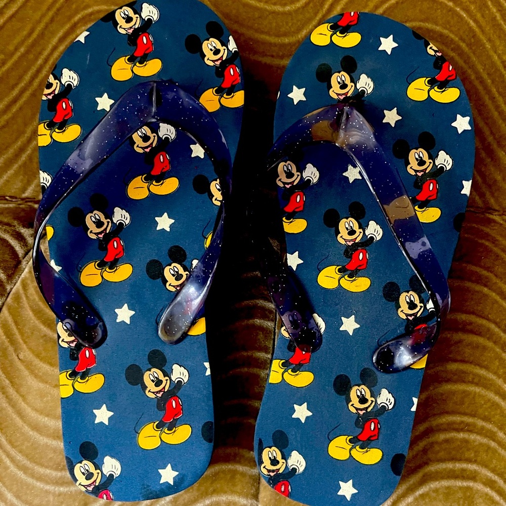 mickey mouse flip flops
